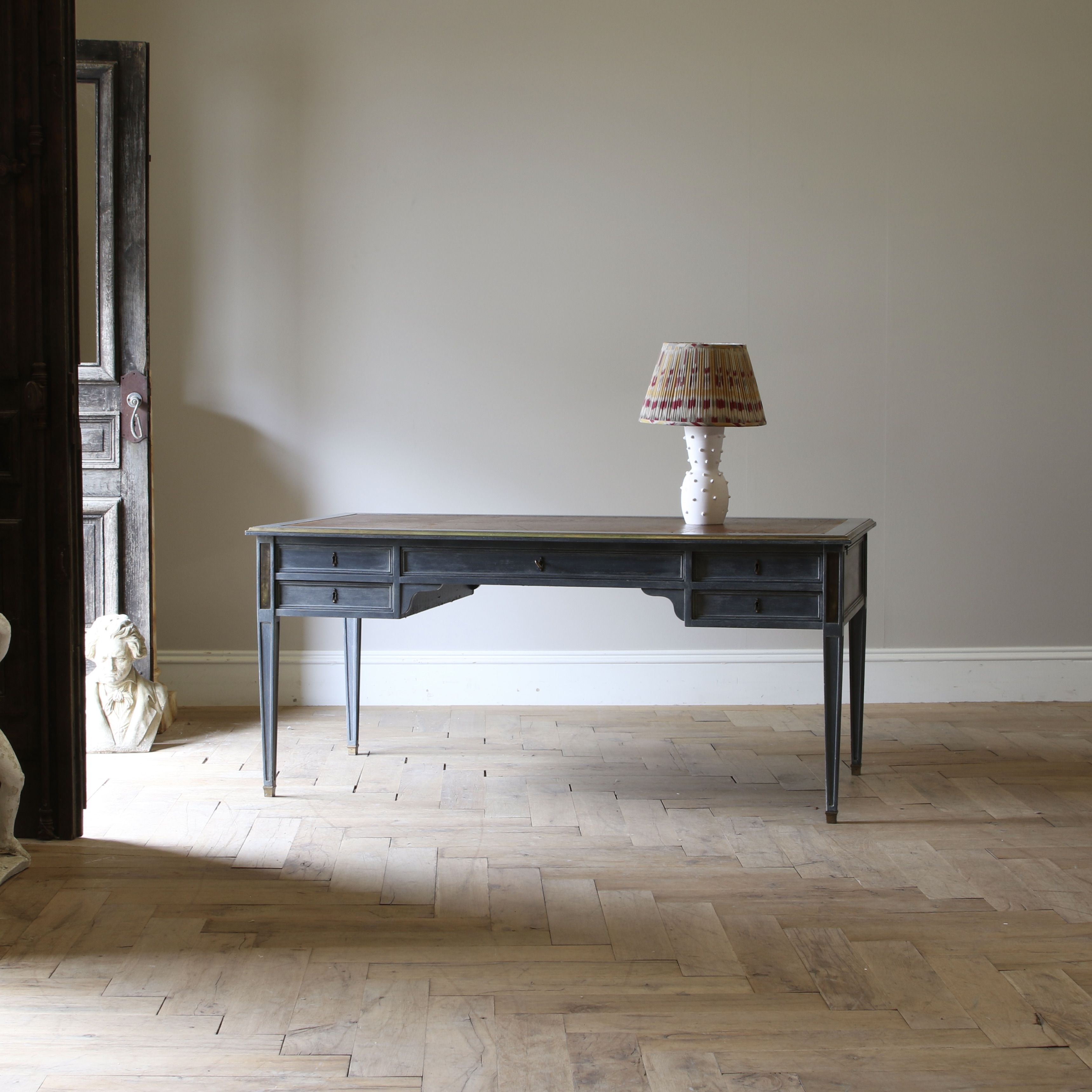 152-23 - Cerused Directoire Desk